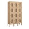 Salsbury Industries 4 Tier Vented Locker, 36"Wx66"Hx12"D, 12 Door, Tan, Unassembled 74352TN-U - alternate 1
